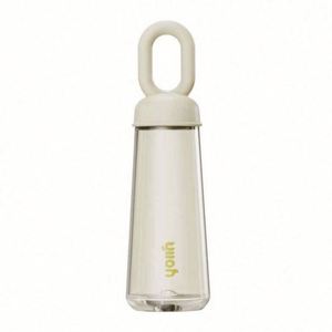 Petal-Shaped 500ml Reusable Water <b>Bottle</b> with Anti-Corrosion Coating and Straw Cap - Product Image 2