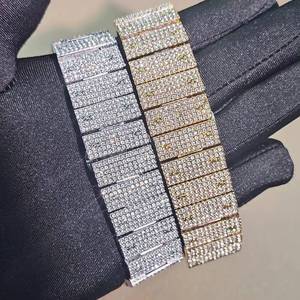 Relojes Hip Hop Iced Out con Incrustaciones de Diamantes, Reloj Automático Mecánico VVS Moissanite, Pasa el Test de Diamantes, Para Él y Para Ella - Product Image 6