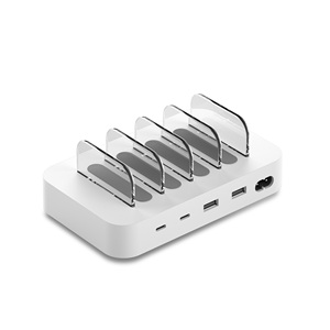 Vente en gros de chargeur rapide 4 en 1 pour téléphone portable Station <span class=keywords><strong>d</strong></span>'accueil Mini ordinateur de bureau portable Station de <span class=keywords><strong>charge</strong></span> rapide 4 ports USB - Product Image 4