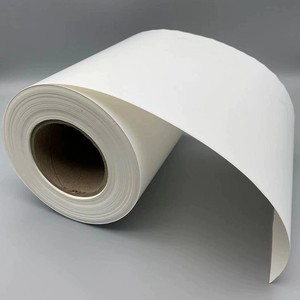 PVC brillo blanco etiqueta Stock autoadhesivo papel poliéster pegatina <span class=keywords><strong>vinilo</strong></span> etiqueta papel Jumbo rollo autoadhesivo rollo <span class=keywords><strong>de</strong></span> etiquetas - Product Image 2