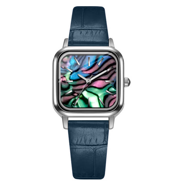 Reloj cuadrado de mano shop