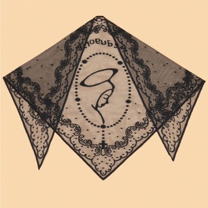 Écharpe <span class=keywords><strong>triangulaire</strong></span> jacquard ajourée, châle brodé, foulard décoratif de mariage Notre-Dame, <span class=keywords><strong>voile</strong></span> de prière d'église - Product Image 3
