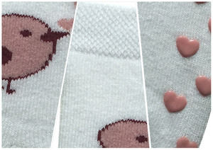 Calcetines antideslizantes de zona de Juego con mango de silicona y pájaros en las piernas - Product Image 5