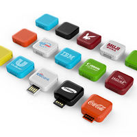 Clé USB simple UP119 clé USB carrée rotative moins chère en plastique