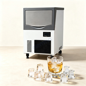 เครื่องทำน้ำแข็งทรงกระบอกใสคุณภาพสูงสำหรับร้านกาแฟ บาร์ และโรงแรม - Product Image 3