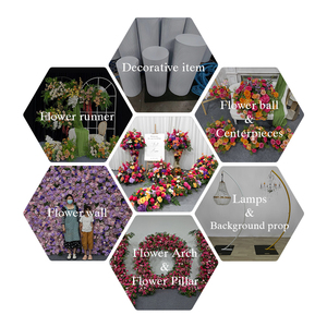 Arreglo Floral Artificial para Boda, Flores de Seda Mixtas Hechas a Mano, Estilo Romántico y Moderno, Reutilizable, para el Año Nuevo Chino - Product Image 5
