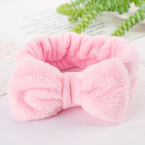 Fascia per capelli morbida in pile di corallo croce Top Kont fascia per capelli fascia per capelli elastica per donne ragazze lavaggio viso turbante copricapo accessori per capelli - Product Image 4