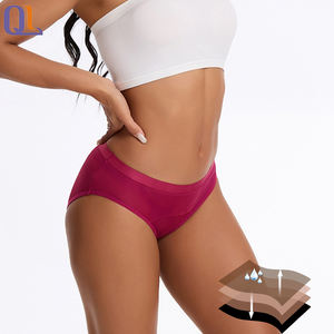 Ropa interior ecológica para chicas adolescentes, bragas menstruales a prueba de fugas para el primer período, bragas protectoras de nailon para niños - Product Image 1