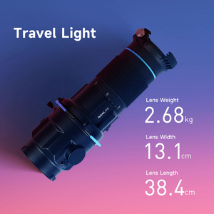 Nanlite Nanguang Baorong PJ-BM-25-45 Xách Tay Vật Liệu ABS Gắn Kết Có Thể Điều Chỉnh Tập Trung Hình Ảnh Ống Kính Thiết Kế Sáng Tạo Ánh Sáng - Product Image 5