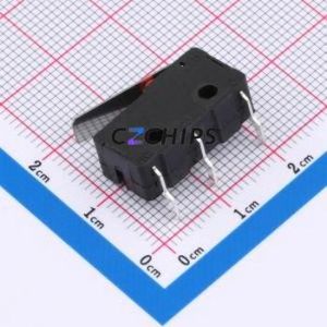 3JWD-HDZB-L16-L Limit Switch Bent Lead Through Hole-3P,19.8x6.5mm Single Pole Double Throw Press Piece, Straight Type 19.8mm - Product Image 2