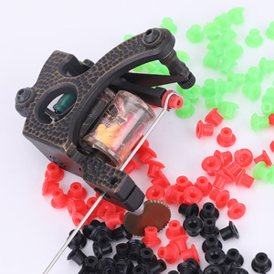 Juego de almohadillas de silicona para agujas de máquina de tatuaje Yuanyun, 50 piezas, consumibles para el mantenimiento y reparación de tatuajes - Product Image 1