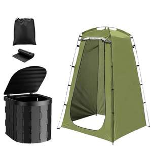 Tente de douche extérieure étanche <span class=keywords><strong>pour</strong></span> la vie privée Vestiaire portable <span class=keywords><strong>Camping</strong></span> Randonnée Plage <span class=keywords><strong>Toilette</strong></span> Douche Salle de bain - Product Image 3