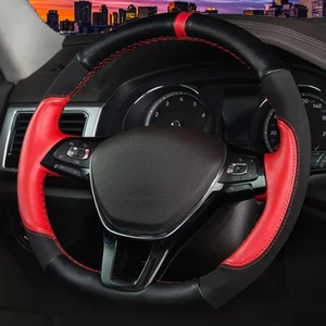 Housse de <span class=keywords><strong>volant</strong></span> de voiture en cuir pour BMW pour Toyota pour Audi pour Volkswagen <span class=keywords><strong>Golf</strong></span> 7 Mk7 New Polo Passat B8 Tiguan Intérieur - Product Image 4