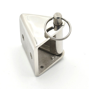 Moulage précis SS316 <span class=keywords><strong>bouchon</strong></span> de verrouillage de chaîne d'ancrage <span class=keywords><strong>bouchon</strong></span> de chaîne marine avec anneau rapide à broches matériel de bateau en acier - Product Image 1