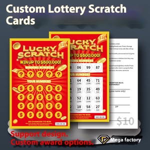 Tùy Chỉnh Đầy Đủ Màu Sắc In Ấn Biến Số Giấy Thẻ Cào Quà Tặng Phiếu Giảm Giá Cảm Ơn Bạn Cào Off Thẻ Với Mã Độc Đáo - Product Image 3