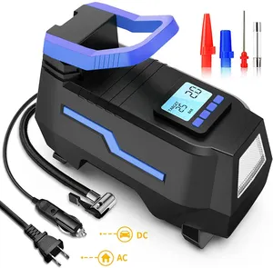 1666 <strong>240v</strong> 12V DC AC Portable Mini Home Vehicle Dual Electric Powered Top Car Bicycle Motorcycle <strong>Tyre</strong> <strong>Inflator</strong> - Product Image 1