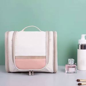 Free Sample Large Capacity Portable Travel <b>Waterproof</b> Microfiber Cosmetic Makeup <b>Bag</b> Travel <b>Toiletry</b> Organizer with Hanging Hook - Product Image 3