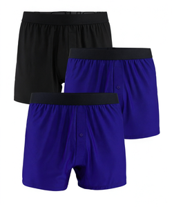 Calzoncillos bóxer para hombre con cierre de botón, transpirables, de secado rápido, de punto, sin costuras, de color sólido, para uso diario, de primera calidad, ODM - Product Image 1