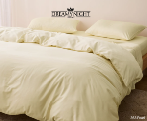 Ensemble de couette moderne pour lit queen size, 5 pièces, 100 % coton, 930 fils/cm², SUMMER ROMANCE |   Literie tissée solide et douce avec drap-housse de 43 cm - Product Image 4