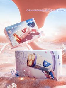 Juego de agua y jabón para exteriores, juego de 36 agujeros para niños, pistola de burbujas Bazooka clásica, juguete para niños y niñas - Product Image 6