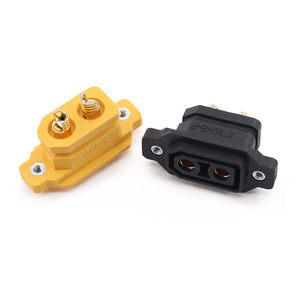 Conector XT90NE-F Montable Macho/Hembra - Par de Conectores XT90 Chapados en Oro Anti-Chispa de Alta Corriente para Batería/Cargador RC (50A-90A) - Product Image 3