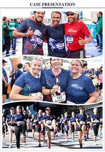 Wholesale Sports T-shirts Polyester Custom LOGO Sublimation <b>Tshirts</b> Printing Promotional Blank Marathon Race Running t Shirt - Product Image 4