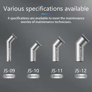 JITONGXUE ข้อศอกความร้อน Air Gun หัวฉีด 5 มม.6 มม.8 มม.10 มม.เครื่องอัดอากาศพิเศษเป่าปืน 861 2008 มอบให้ 2 ใบมีด Air Inlet Kit - Product Image 2