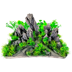 Ensemble de paysagisme pour aquarium, rochers artificiels en résine, pierres décoratives, éléments de paysage bonsaï pour la décoration d'aquarium - Product Image 3