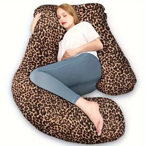 Les femmes enceintes doivent avoir un oreiller complet <span class=keywords><strong>pour</strong></span> adultes dormant 60 pouces oreiller de grossesse en forme de J avec housse amovible - Product Image 1