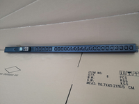 Surveillance intelligente IPDU 32A 250V 25 ports C19 & 13 avec compteur LDC intelligent en alliage d'aluminium