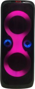 Enceinte Bluetooth avec microphone sans fil, basses puissantes, lumière colorée, son clair et fort, double haut-parleur de karaoké de 8 pouces avec microphone et Bluetooth - Product Image 5