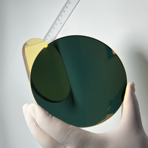 แผ่นทองคำแผ่นผลึกเดี่ยวเคลือบควอทซ์24K เครื่องมือเลนส์สำหรับการทดลองนำไฟฟ้าแผ่นหน้าต่างโพลีคริสตัลเตาทอง - Product Image 5