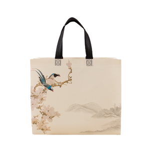 Bolsa de Compras Reutilizable de Tamaño Mediano, Fabricada con Tela No Tejida Laminada en PP Rosa, Diseño Personalizado, Venta al Por Mayor de Lujo - Product Image 1