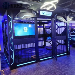 VR bắn giả lập bốn người điều khiển trò chơi trực tuyến thực tế ảo Súng không gian lớn nền tảng đi bộ miễn phí - Product Image 3