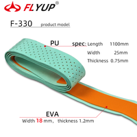 FLYUP F-330 Poignée épaisse pour tennis et golf, vente en gros d'usine, EVA adhésif, épaisseur 1,2 mm, largeur 18 mm