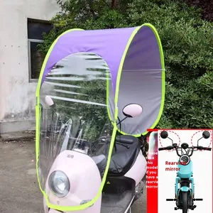 Pare-soleil anti-pluie coupe-vent pour scooter électrique, couverture standard pour véhicule électrique, moto, vélo, voiture - Product Image 6