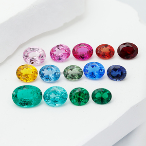 Pietre Preziose Paraiba Sintetiche Taglio Ovale, Pietre YAG di Piccole Dimensioni di Alta Qualità per Gioielli e Creazione di Anelli Regalo - Product Image 5