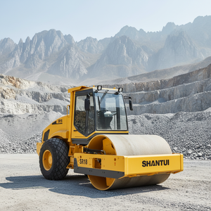 Rodillo Vibratorio de Un Solo Tambor Shantui SR16 de 16 Toneladas, Compactador de Carreteras - Product Image 1