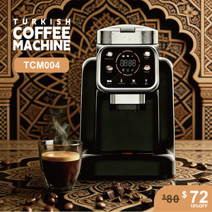 Cafetera Turca Automática Portátil Personalizable Unitech, Capacidad para 4 Tazas, Carcasa de Plástico, Electrodoméstico para el Hogar - Product Image 1