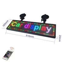 Affichage LED de voiture de défilement de messages mobiles P5 RGB Wifi Programmable Bus Destination Sign Board publicité affichage LED en cours d'exécution