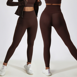 Leggings de yoga et de fitness taille haute pour femme, en nylon et élasthanne, respirants, légers, effet push-up, très demandés - Product Image 3