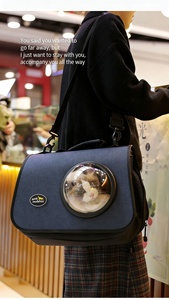Zaino Portatile a Capsula Spaziale per Animali Domestici - Borsa a Tracolla Traspirante per Cani, Gatti e Uccelli - Product Image 6