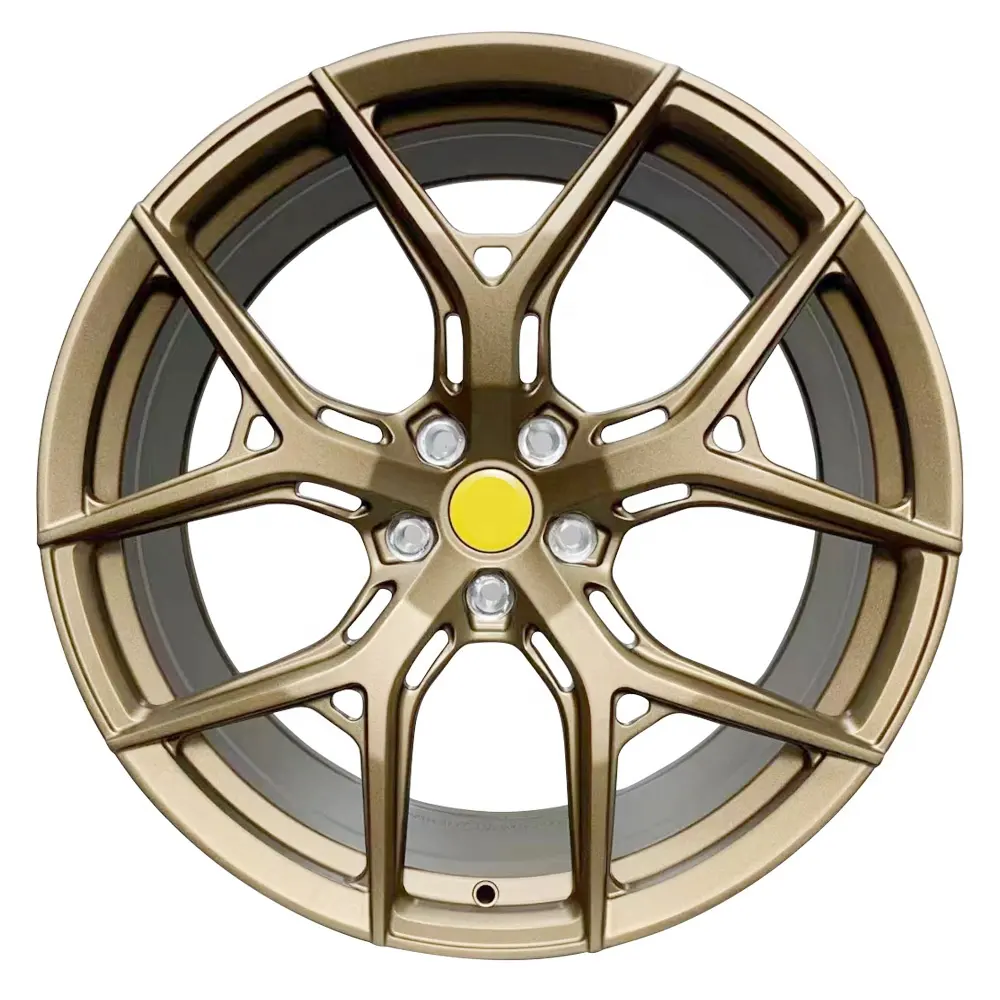 Cerchi in lega Premium 16 17 18 19 pollici finitura argento Bronzer opaco cerchi forgiati per auto per auto di lusso