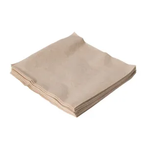 Vente en gros de serviettes de table jetables personnalisées en couleur unie de haute qualité avec logo