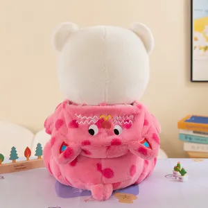 New Transformation Bear Plush Cartoon Doll for Children and Girlfriends Transformation Bear Plush Stuffed   Plush Poys