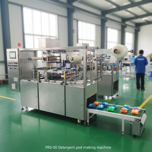 Prix usine Détergent <span class=keywords><strong>Poudre</strong></span> <span class=keywords><strong>Liquide</strong></span> Dosettes Bouchons De Perles PVA Film Supply Remplissage D'étanchéité Machine D'emballage Joint D'eau Hot Seal Prix - Product Image 5