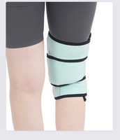Thérapie par le froid chaud packs de gel réutilisables genouillère attelle de mollet tibia pack de glace