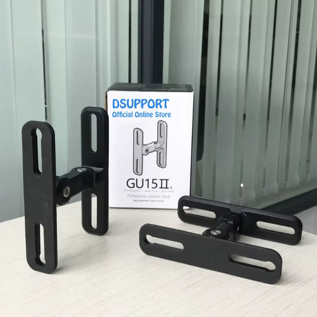 GU15II Universal 304 Stainless Steel Alloy 1pair (2 Pieces) Speaker Wall Bracket Mount Audio Stand Hanger Speaker Accessories