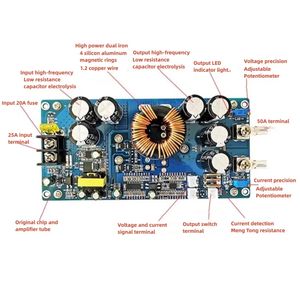 Fuente de alimentación reductora de alta potencia de 800W, convertidor Buck de 30A, estabilizadores solares, CV <span class=keywords><strong>CC</strong></span>, reguladores de voltaje ajustables, W - Product Image 4
