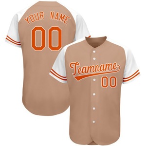 Ensemble de maillots de baseball personnalisés pour équipe, impression numérique, respirant, taille plus, polyester/coton, vêtements de sport unisexe, uniforme de club - Product Image 1